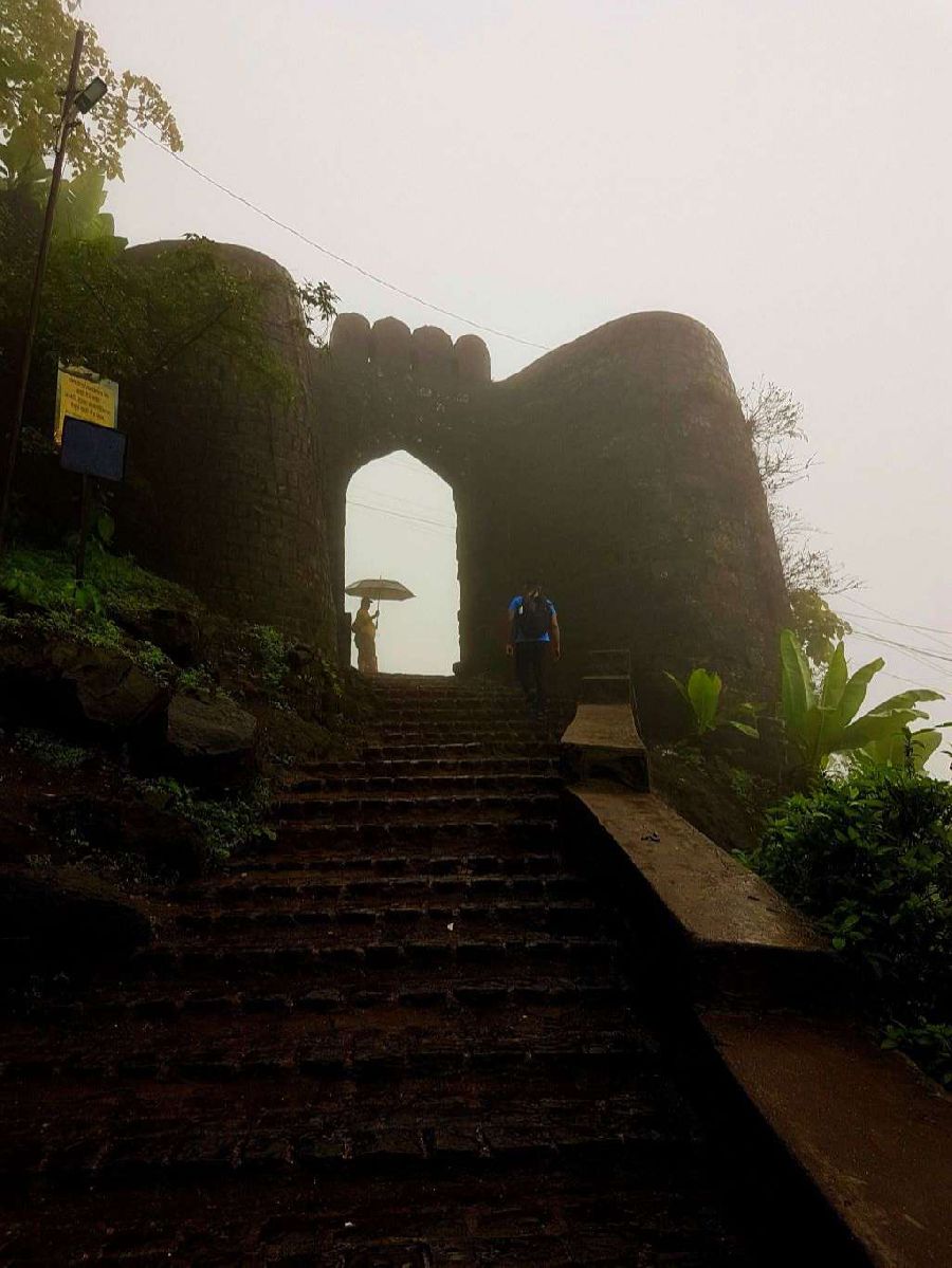 A day trip to Sinhagad fort by trek, a famous fort near Pune.